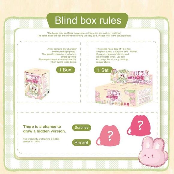 Macchiato Mini Rabbit Bag Baby Three UNOPENED BLIND BOX - Picture 8 of 14